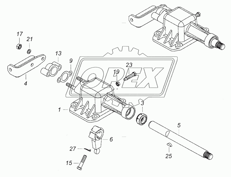 142.1702200 Опора рычага переключения передач
